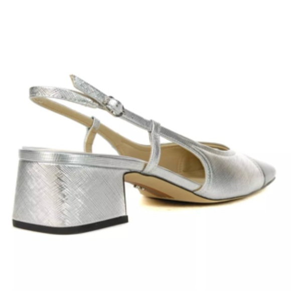 Like new Sam Edelman Tarra Slingback Heel Black/silver 7 but more 7.5 - Picture 3 of 7